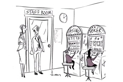 ‘They fill the gap left by the chocolate vending machines that we were forced to get rid of — and they make much more profit.’