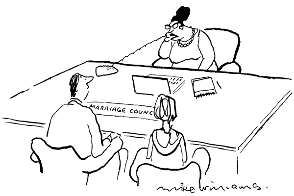 ‘...in the top drawer on your side of the bed, you dumb schmuck!’