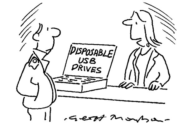 ‘They’re short-term memory sticks.’