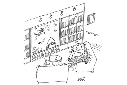 ‘And this is where the snorkelling adventure took a turn for the worse. You may want to look away.’