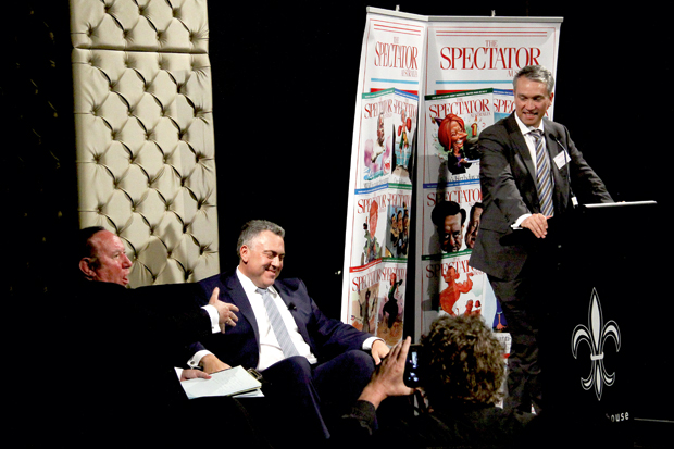 No laughing matter: Andrew Neil, Joe Hockey and Tom Switzer on the PPL