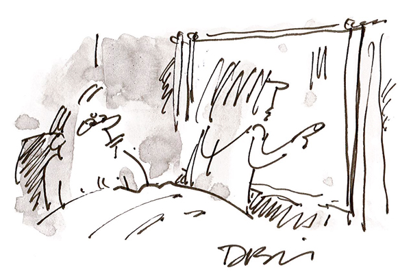 ‘Hey — is that your wife in the hotel opposite this hotel?’