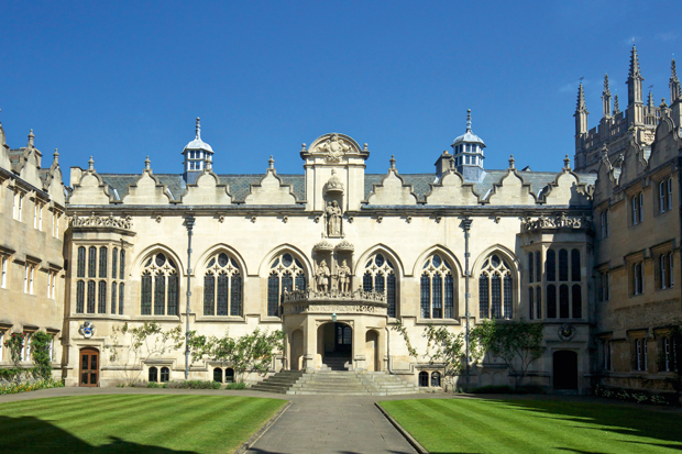Front quad of Oriel College, Oxford