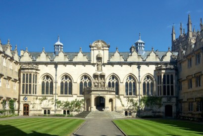 Front quad of Oriel College, Oxford