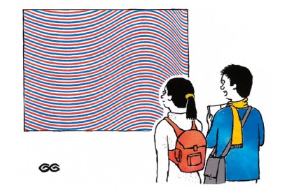 ‘It’s amazing what she can do with striped toothpaste.’