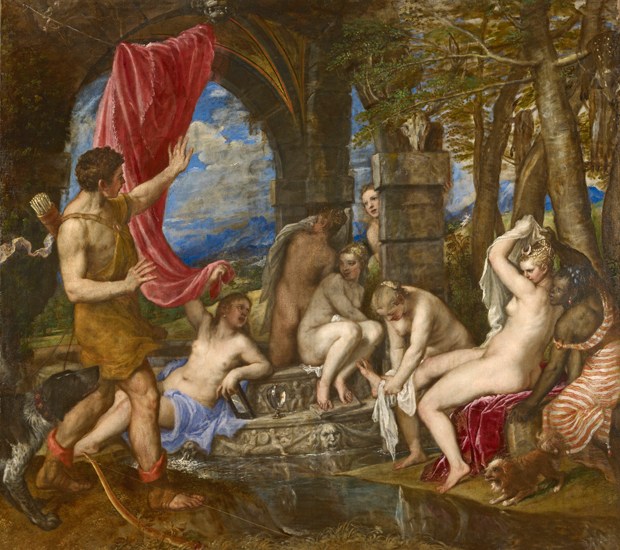 ‘Diana and Actaeon’, 1556–59, by Titian