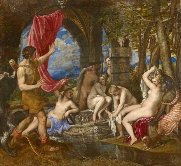 ‘Diana and Actaeon’, 1556–59, by Titian