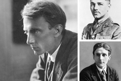 Three of the best: Edward Thomas (left), Wilfred Owen (above right) and Edmund Blunden