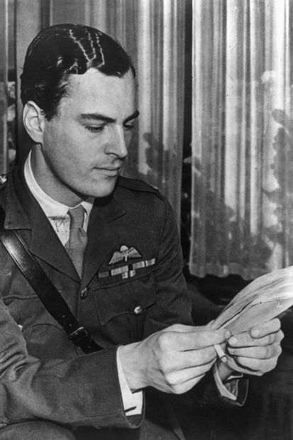 Patrick Leigh Fermor as a major in the parachute regiment, October 1945