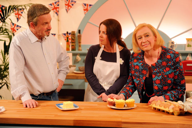 Paul Hollywood (Harry Enfield) with Mary Berry (Paul Whitehouse) in a spoof of ‘The Great British Bake Off’