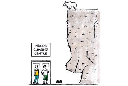 ‘He’s a regular.’