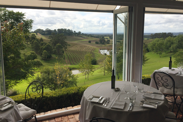 View from Moline’s in the Hunter Valley