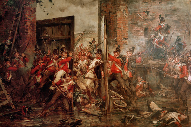 Decisive moment: ‘Closing the Gates of Hougoumont’, by Robert Gibb