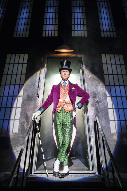 Alex Jennings: still experimenting with the Wonka character