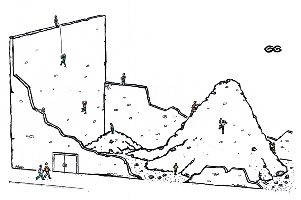 ‘The indoor climbing centre didn’t really flourish until after it was demolished.’