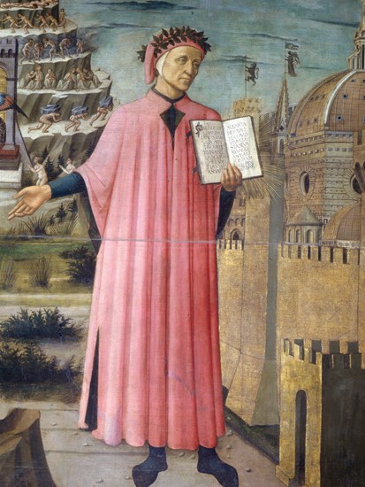Portrait of Dante by Domenico di Michelino