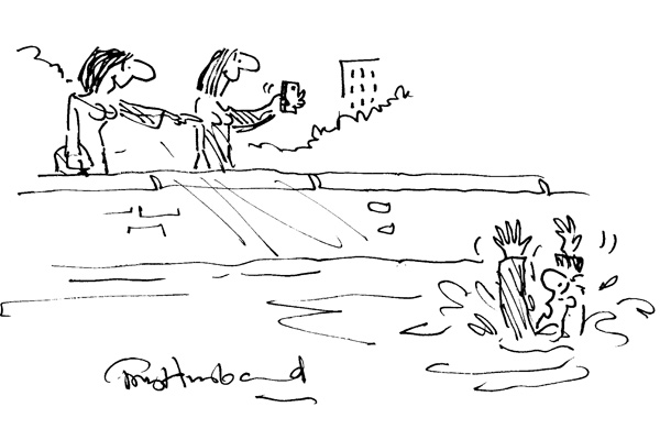 ‘Look, someone drowning...Film it.’