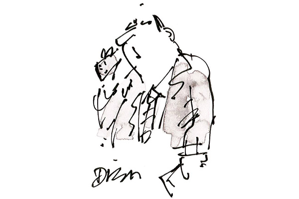 ‘It’s me, I’ll be a bit late — I’ve been asked to hold forth.’