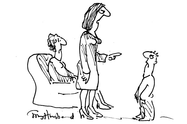 ‘I don’t care where you heard it from, you’re not to call Grannie “bitch” again’