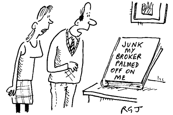 ‘Apparently it’s a standard investment portfolio for someone like me with little City experience.’