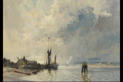 ‘The Spritsail Barge’ by Edward Seago