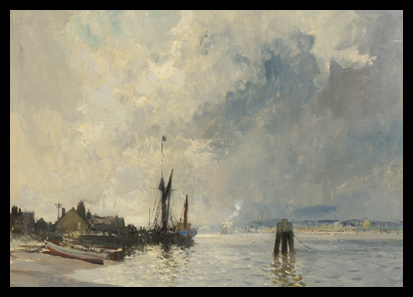 ‘The Spritsail Barge’ by Edward Seago