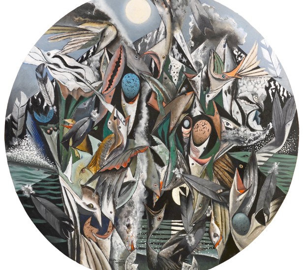 ‘Tondo the Winged Hours of the Seabirds’ by Keith Grant