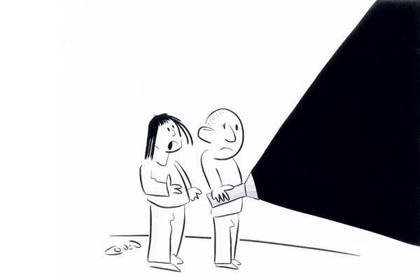 ‘I think the batteries are upside down’