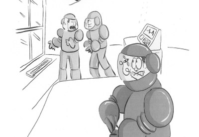 ‘All the test specimens are here, except the wasp’