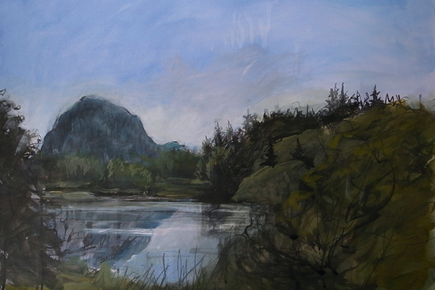 An artist’s impression: Radøy as Claudia saw it