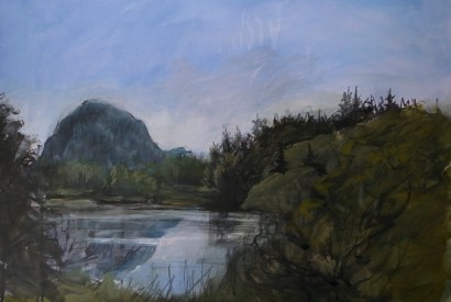 An artist’s impression: Radøy as Claudia saw it