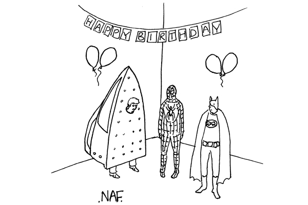 ‘My Dad made it himself but I get the feeling he’s never seen “Iron Man”.’