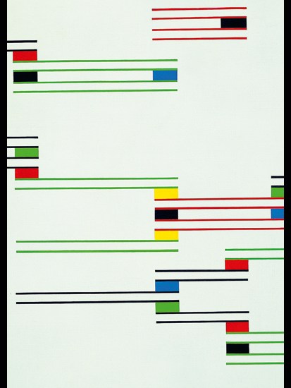 ‘Chromatic Rhythms II’, 1947, by Alfredo Hlito