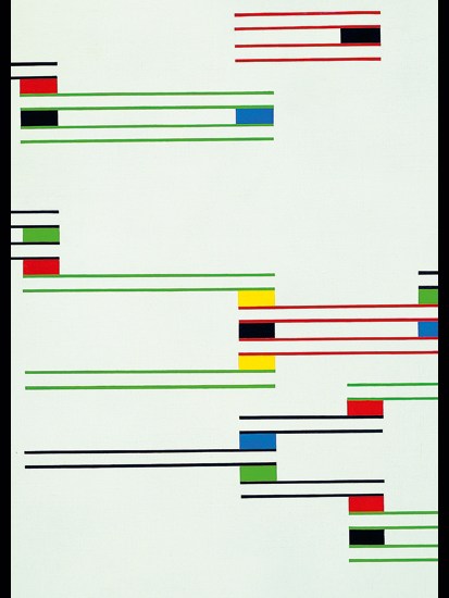 ‘Chromatic Rhythms II’, 1947, by Alfredo Hlito