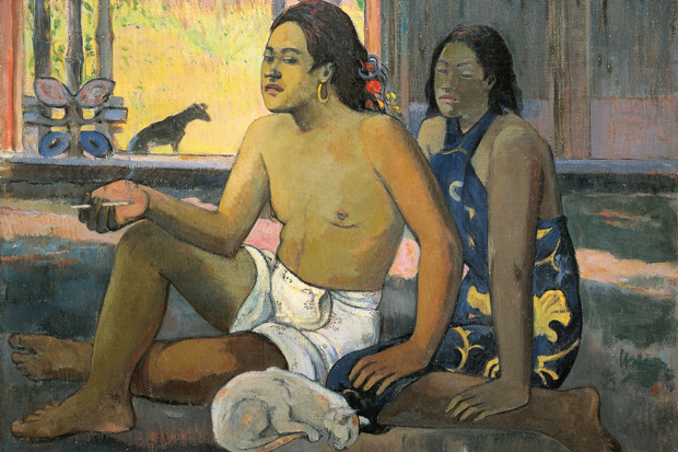 Gauguin’s Pacific Islanders owe as much to travel literature as to direct observation.