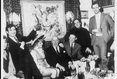 Joining the old rogue on his 80th birthday, from left to right, Bevis Hillier, Antonia Fraser, Hamilton, James Pope-Hennessy, James Reeve, and the Spectator’s current book editor, Mark Amory