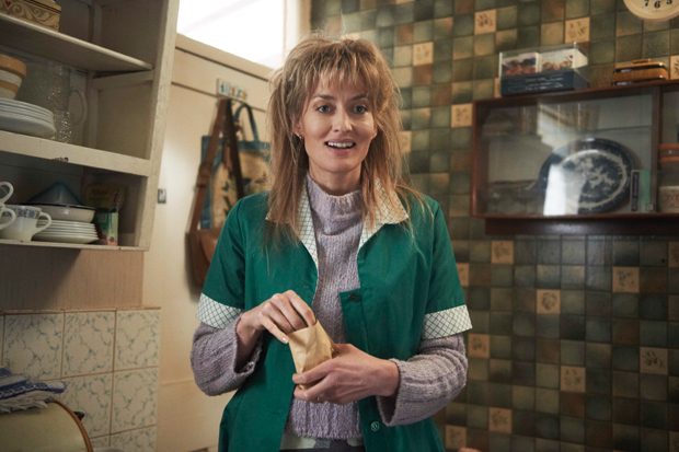 Obstacle on the footballing front: Natascha McElhone as Georgie’s mother