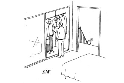 ‘Thank God, you’re just my wife’s lover. I thought you were the Inland Revenue!’