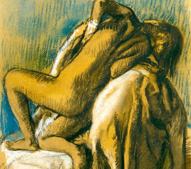 ‘After the Bath (Le repos après bain)’, 1897, by Edgar Degas, at Stephen Ongpin