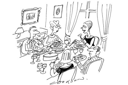 ‘I’ve discovered this absolutely divine little food bank off the high street…’