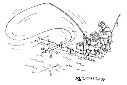 ‘A true sportsman doesn’t fish using a bloody drone, sir.’