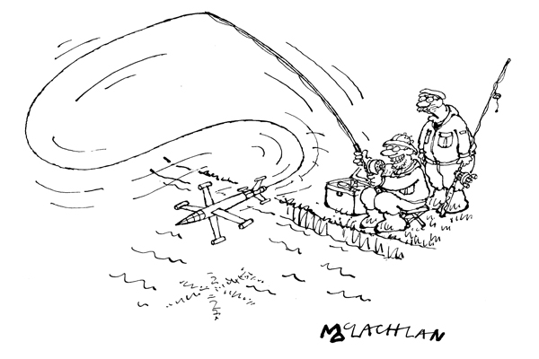 ‘A true sportsman doesn’t fish using a bloody drone, sir.’