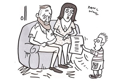 ‘You both need to start saving up...My Christmas list.’