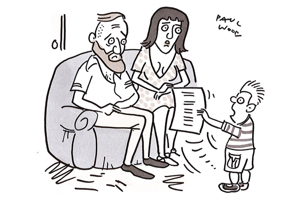 ‘You both need to start saving up...My Christmas list.’