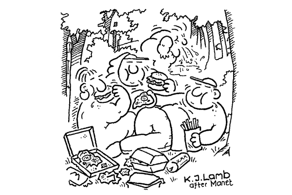 Le Fast Food sur l’herbe