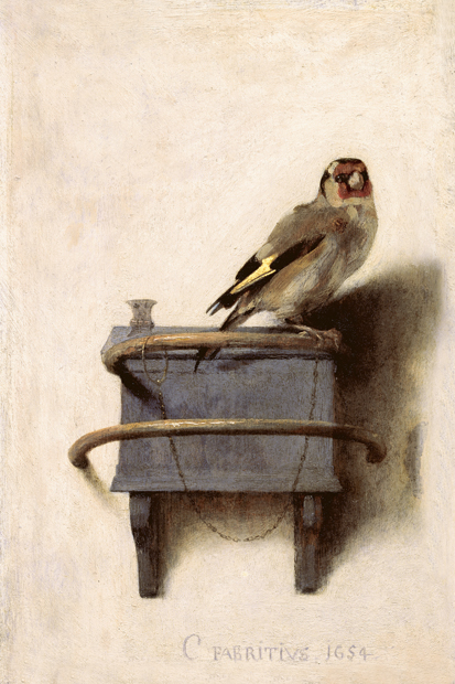 ‘The Goldfinch’, 1654, by Carel Fabritius