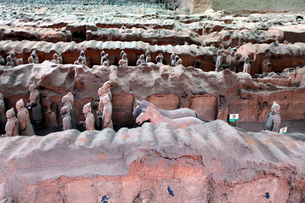The Terracotta Army Museum: the warriors were built to protect Quin Shi Huuang, China’s first emperor