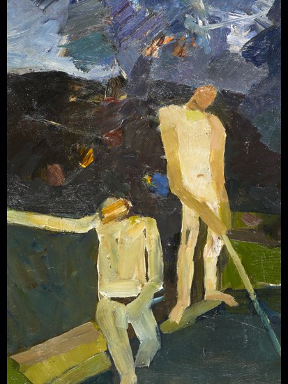 ‘Figures by a Pool’, 1972, by Keith Vaughan
