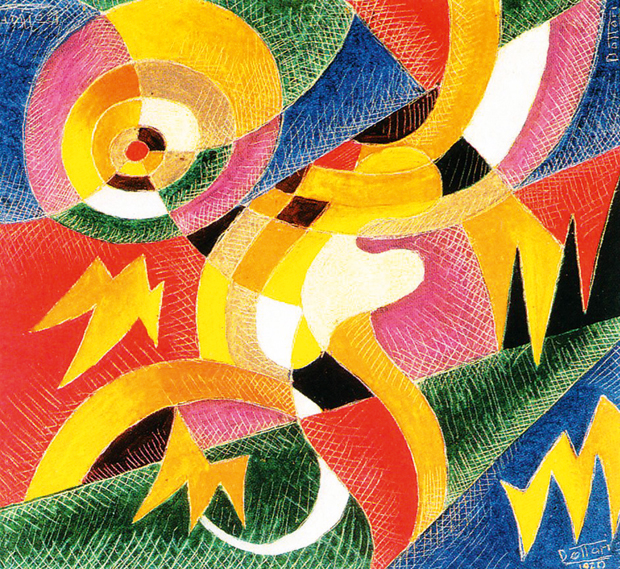‘Futurist Motif’, 1920, by Gerardo Dottori