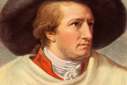 A romanticised portrait of Goethe by J.H.W. Tischbein